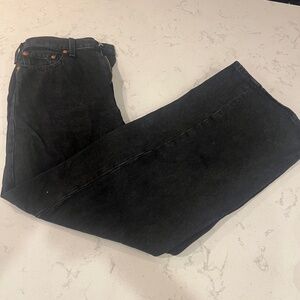 Levis Wide Leg Ribcage Jeans Rosie Rosie Size 28, 30 inch inseam.